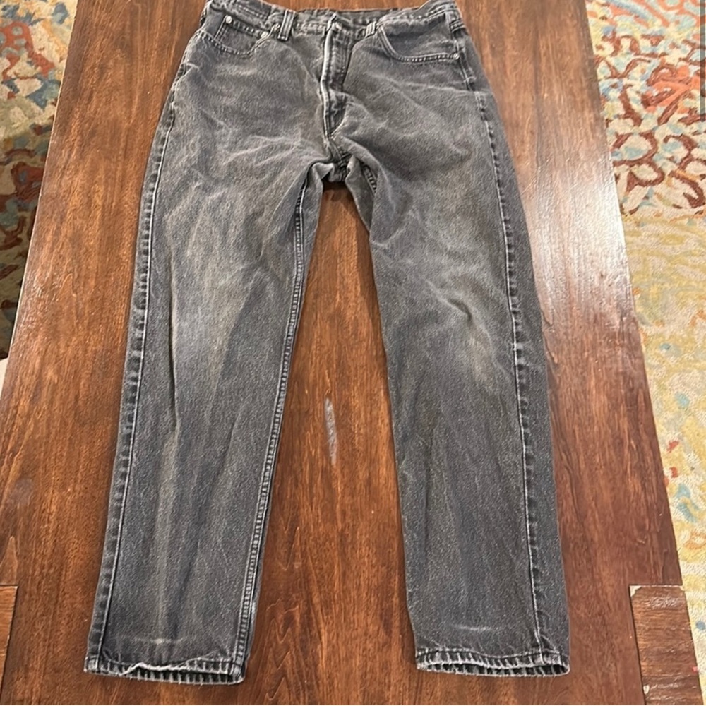 Men’s black old rye vintage jeans 38x34
